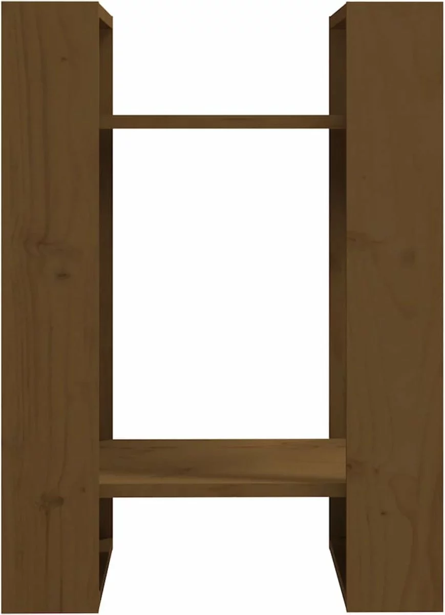 Furniture Limited - Boekenkast/kamerscherm 41x35x57 Cm Grenenhout Honingbruin - Afbeelding 2