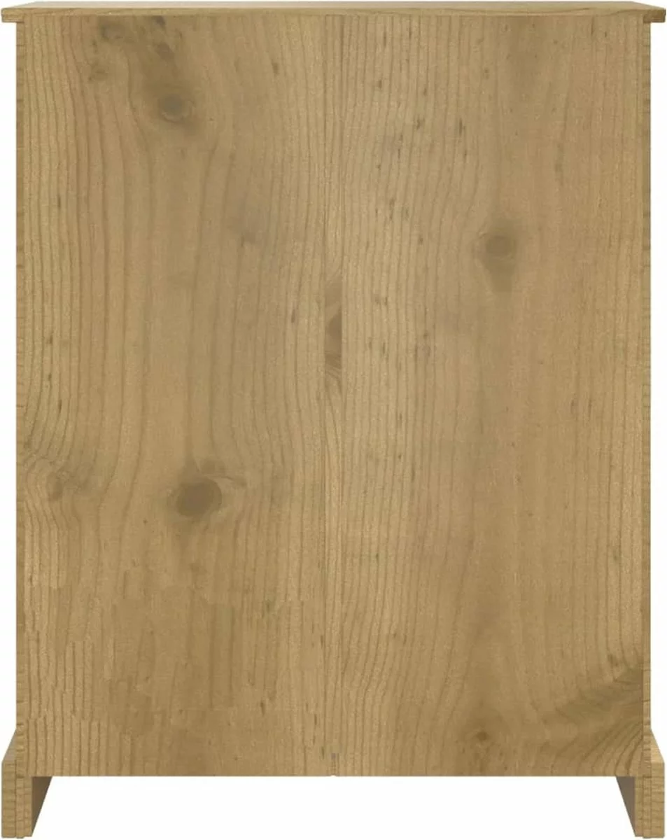 Furniture Limited - Boekenkast Grenenhout Met 3 Planken Corona-stijl 81x29x100 Cm - Afbeelding 5