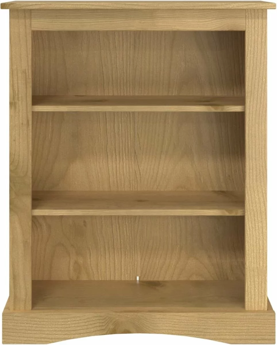 Furniture Limited - Boekenkast Grenenhout Met 3 Planken Corona-stijl 81x29x100 Cm - Afbeelding 3