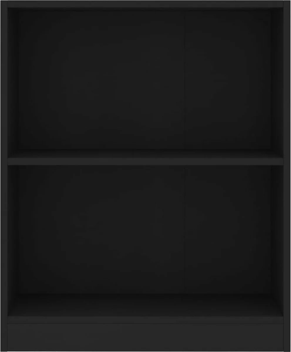 Furniture Limited - Boekenkast 60x24x74,5 Cm Bewerkt Hout Zwart - Afbeelding 5
